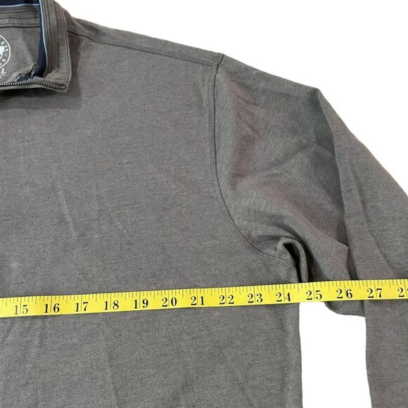 John Bartlett Consensus 1/4 Zip Pullover Men’s Size Large Brown Sweatshirt Golf - Picture 3 of 5